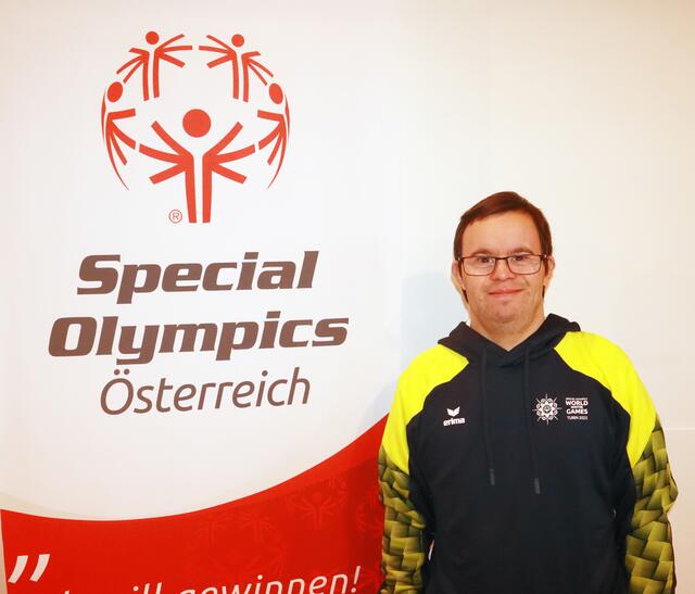Mladen Marjanovic aus der Stadt Salzburg tritt das erste Mal bei den World Games an und hofft Edelmetall zu gewinnen und neue Freunde kennenzulernen. | Foto: Special Olympics Österreich