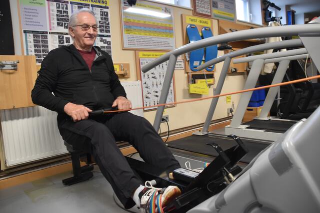 Unsere Senioren halten sich fit: Der 84-jährige Purgstaller Walter Mittendorfer sorgt für mehr Bewegung bei älteren Menschen im Bezirk. | Foto: Roland Mayr/MeinBezirk Scheibbs