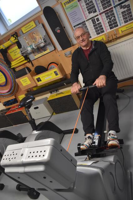 Unsere Senioren halten sich fit: Der 84-jährige Purgstaller Walter Mittendorfer sorgt für mehr Bewegung bei älteren Menschen im Bezirk. | Foto: Roland Mayr/MeinBezirk Scheibbs