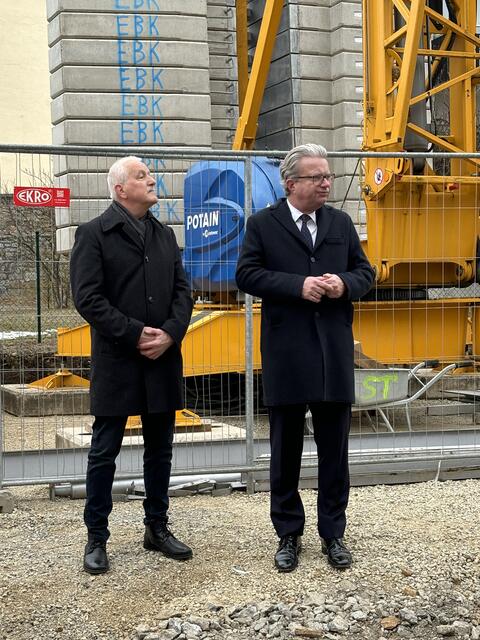 Bgm. Alois Doppelhofer und LH a. D. Christopher Drexler. | Foto: Angelika Kern