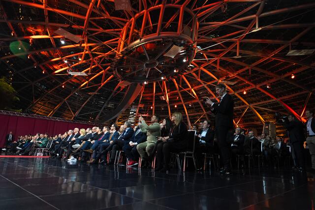 Gestern fand die "Michelin Guide Ceremony 2025" im Hangar-7 statt. | Foto: Österreich Werbung/Julian Schmidt