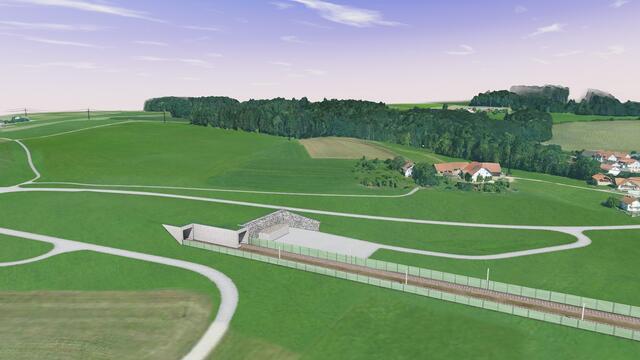 Die geplanten Tunnelröhren beim Knoten Köstendorf. | Foto: ÖBB/EQVIS