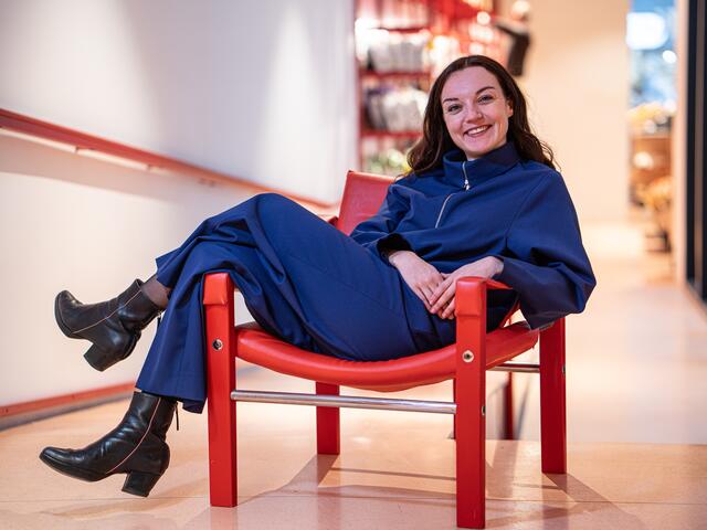 Die Markta-Gründerin Theresa Imre will in ihren Filialen auch einen Ort zum Vernetzen schaffen.  | Foto: Franz Moser