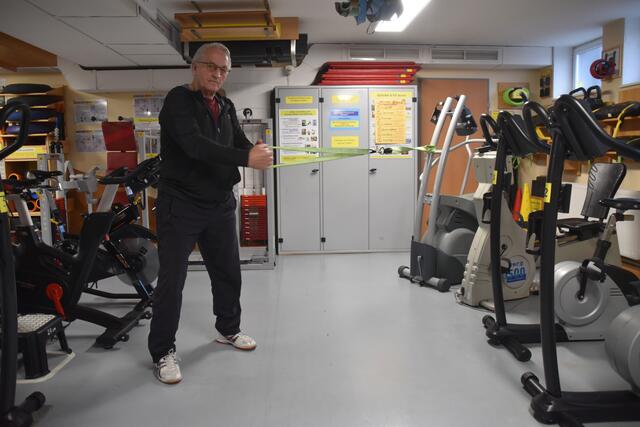 Unsere Senioren halten sich fit: Der 84-jährige Purgstaller Walter Mittendorfer sorgt für mehr Bewegung bei älteren Menschen im Bezirk. | Foto: Roland Mayr/MeinBezirk Scheibbs
