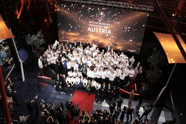 Die Auszeichnung Guide Michelin fand erstmals seit 2009 wieder statt. | Foto: Österreich Werbung / Levi Renger