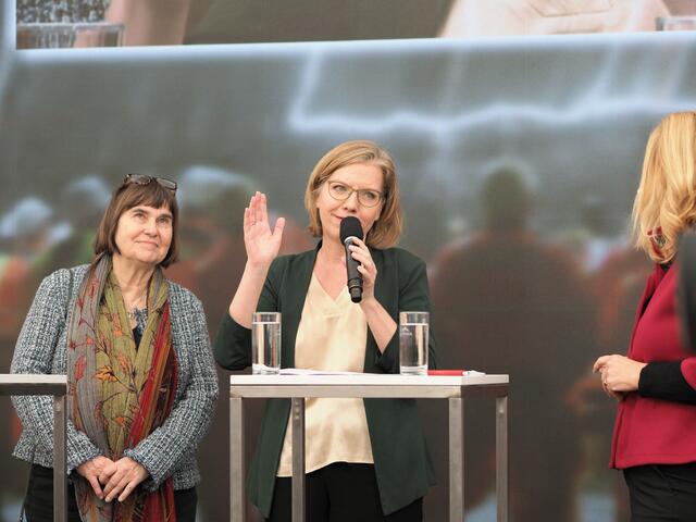 Leonore Gewessler. | Foto: Santrucek