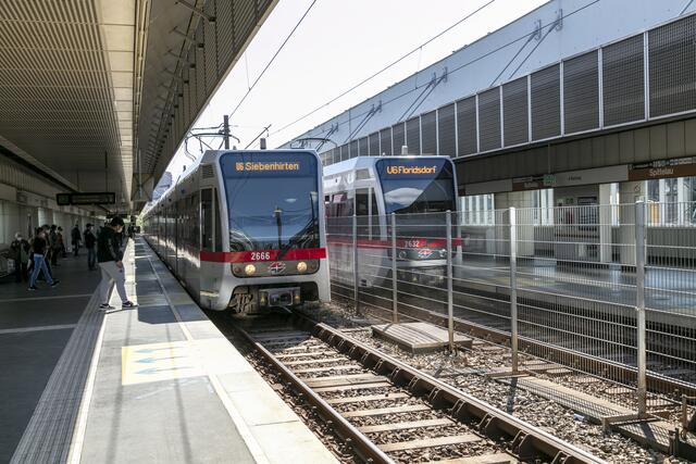 Während der Semesterferien gibt es keinen U-Bahn-Verkehr zwischen Spittelau und der Jägerstraße. | Foto: Helmer M./Wiener Linien