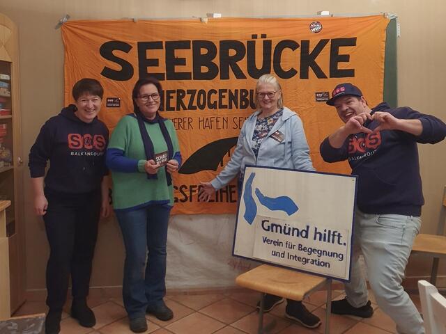 Die Seebrücke Herzogenburg und SOS Balkanroute organisieren eine Sammelaktion in Gmünd. | Foto: Seebrücke Herzogenburg