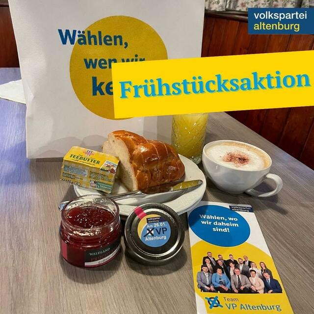 Ein guter Start in den Tag!

Volkspartei Altenburg verteilt Frühstückspakete – ein gelungener Auftakt zur Wahlwochenende | Foto: VP Altenburg