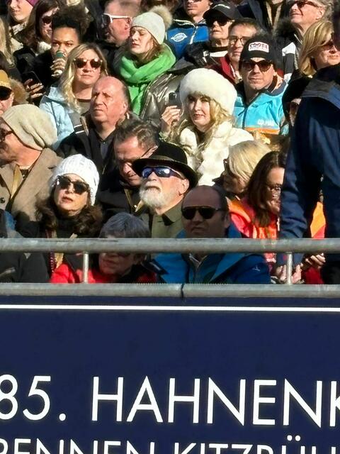He is back: Arnold Schwarzenegger ist alljährlich zu Gast bei den Hahnenkammrennen in Kitzbühel | Foto: Klaus Kogler