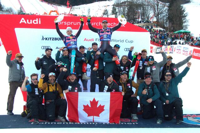 Seltenes Erfolgserlebnis für Kanada´s Speedteam mit zwei Fahrern am Weltcup-Podest