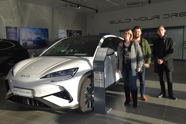 Der neue BYD SEALION 7 wurde im Autohaus Fürst vorgestellt. | Foto: Michael Strini