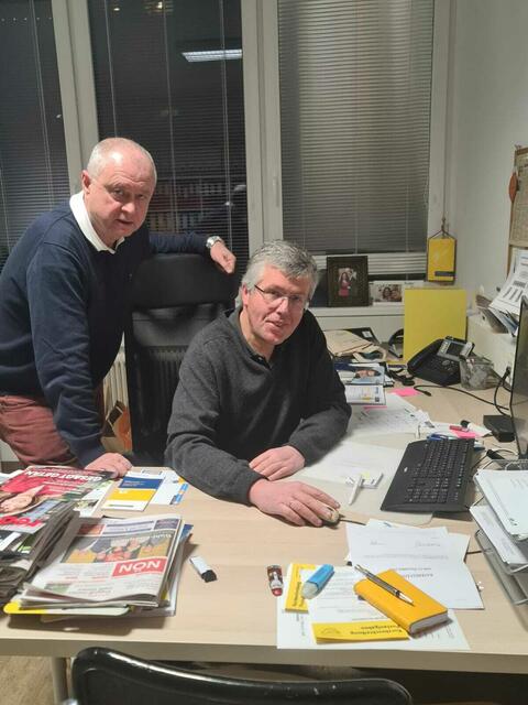 Mödlings ÖVP-Bezirksvorsitzender Martin Schuster (r.) und Alt-Bürgermeister Hans Stefan Hintner | Foto: mc