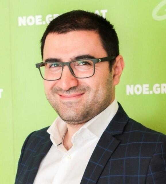 Hikmet Arslan, Landesgeschäftsführer der GRÜNEN spricht von einem "soliden Ergebnis". | Foto: DIE GRÜNEN NÖ