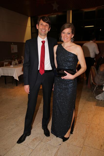 mit guter Stimmung gekommen sind Michaela und Gottfried  