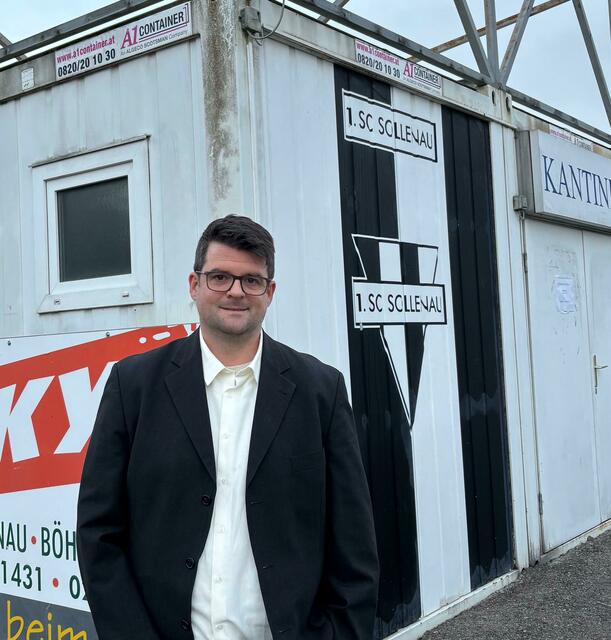 Gerald Spieß - als Fußballfan fühlt er sich am Sportplatz recht wohl. | Foto: privat