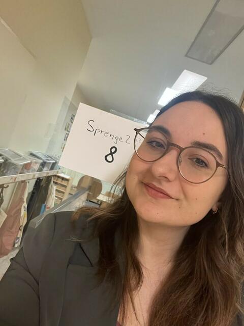 Korneuburg, Sprengel 8: Hier ist die jüngste Kandidatin der NEOS, Kathrin Kaindl, heute im Dienst. | Foto: NEOS