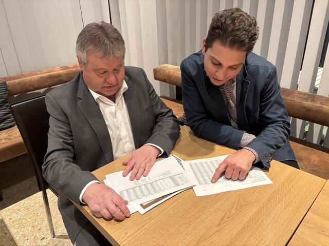 Liste Scharinger grübelt über das Wahlergebnis. | Foto: Alexandra Goll