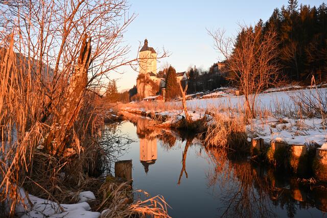 Die Wallfahrtskirche Mariastein in der Abendsonne | Foto: Georg Hechenblaickner