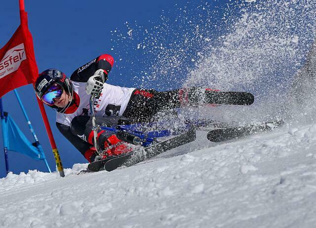 Leonhard Wegmayr holte sich in Lackenhof den Sieg im Super-G, Riesentorlauf und in der Kombination. | Foto: PHOTO PLOHE/ASKÖ SBC Steyr