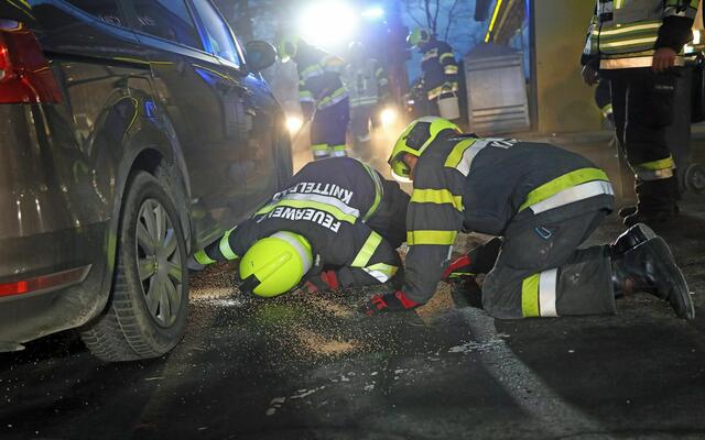 Feuerwehreinsatz bei der Autobahntankstelle. | Foto: FF/Zeiler