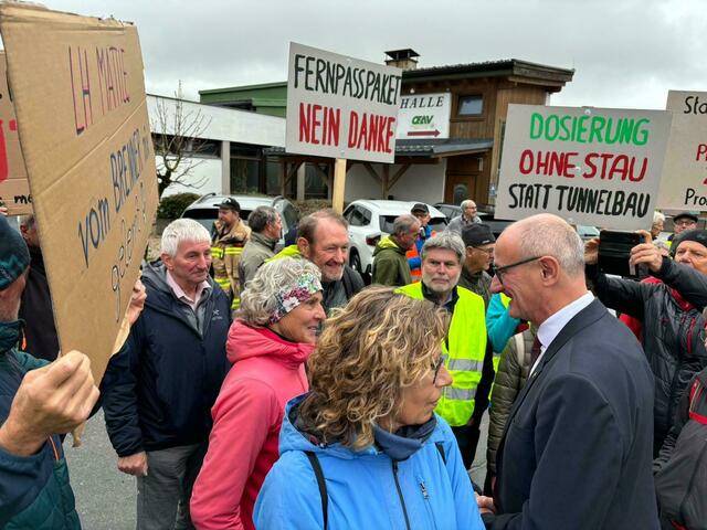 Demo in Ehrwald: Es war nicht die einzige im vergangenen Jahr. | Foto: Reichel