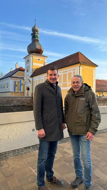 Bürgermeister Christian Macho und Vize-Bürgermeister Peter Szirtes. | Foto: privat