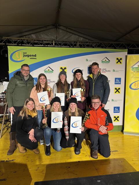 Mit einer fabelhaften Zeit von 42,20s sicherte sich Laura Fischbacher von der Landjugend Enns-Pongau den Sieg in der Kategorie Ski Damen unter 18 Jahre.  | Foto: Landjugend Salzburg