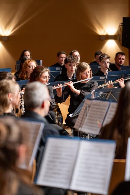 Musiker aus dem gesamten Bezirk studierten gemeinsam ein abwechslungsreiches Programm ein.