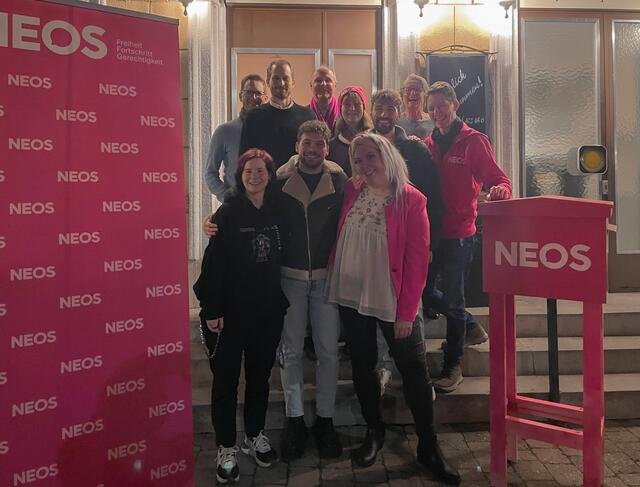 Die NEOS waren mit dem Ergebnis zufrieden.  | Foto: NEOS