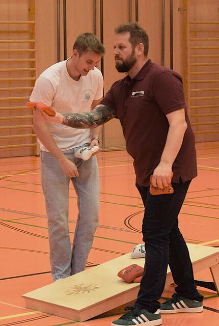 1. Niederndorfer Hallen-Corhole-Turnier 2025.  | Foto: Schwaighofer