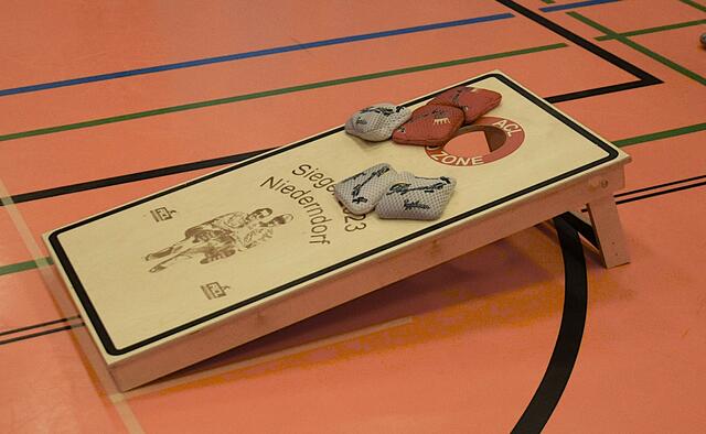 1. Niederndorfer Hallen-Corhole-Turnier 2025.  | Foto: Schwaighofer