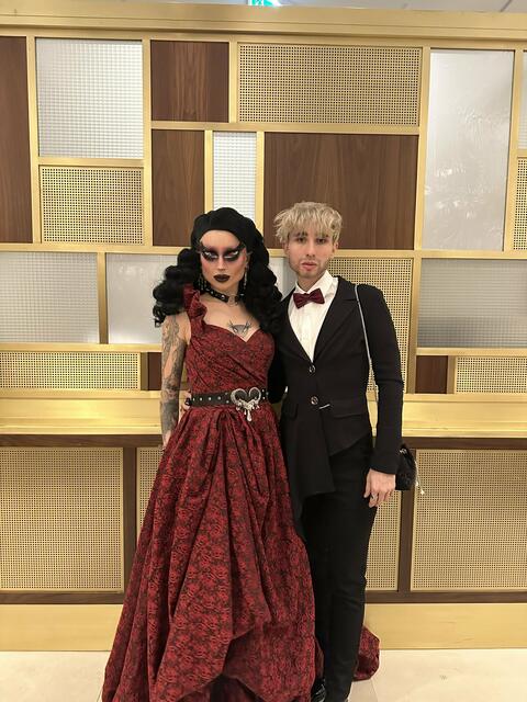 Dragqueen Pandora Nox und Dragking Liam ChoClit waren ebenfalls auf dem Event anzutreffen. | Foto: Madeleine Gluhak
