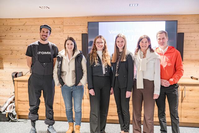 Bernd Krainbucher, Astrid Mayr, Patricia Schermer, Anna Schipflinger, Katharina Gutensohn, Ekkehard Wimmer. | Foto: JVP