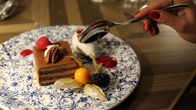 Ein veganes Dessert. | Foto: Daniela Deml
