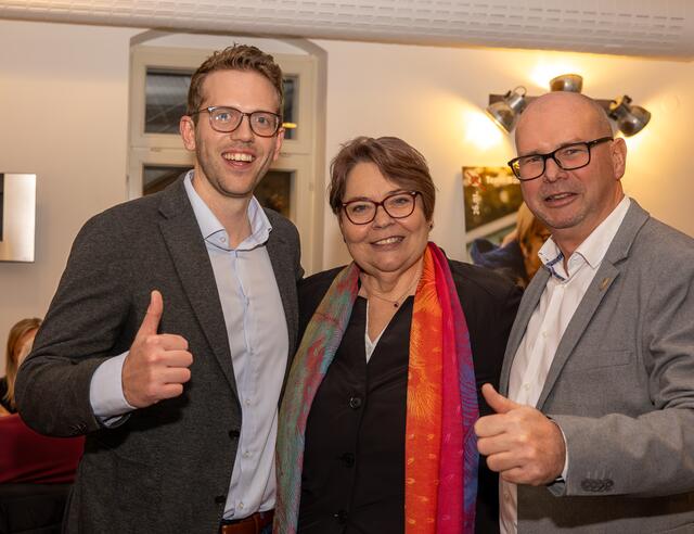 Drei stolze Spitzenkandidaten, deren ständiges Arbeiten für das Wohl Aller, zum Erfolg führte. | Foto: www.cine-motion.at / Ivanek