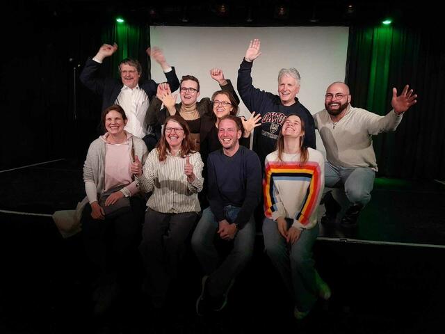 Die Mödlinger Grünen hatten am Wahlabend Grund zum Feiern. | Foto: mc