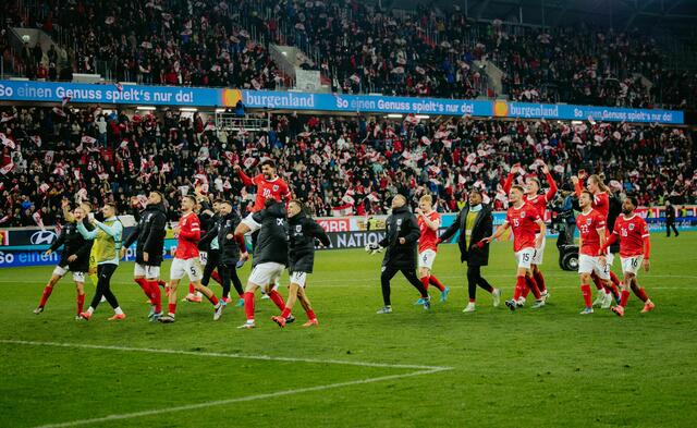 Beim 5:1-Schützenfest gegen Norwegen verwandelte sich die Raiffeisen Arena in ein Tollhaus. 
 | Foto: ÖFB/Kelemen