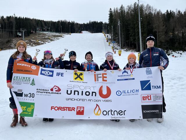 Sonntags stand ein Slalom am Hirschenkogel (Semmering) auf dem Programm. | Foto: Sportunion Waidhofen/Ybbs