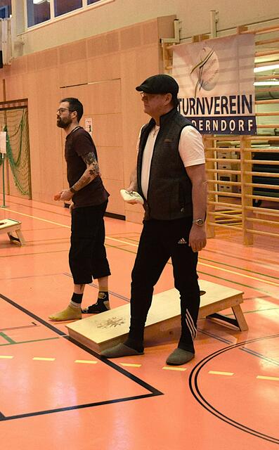 1. Niederndorfer Hallen-Corhole-Turnier 2025.  | Foto: Schwaighofer