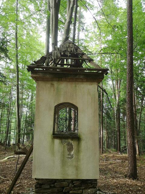...der Zahn der Zeit hat schon fürchterlich am Pestmarterl genagt... | Foto: Peter Theußl