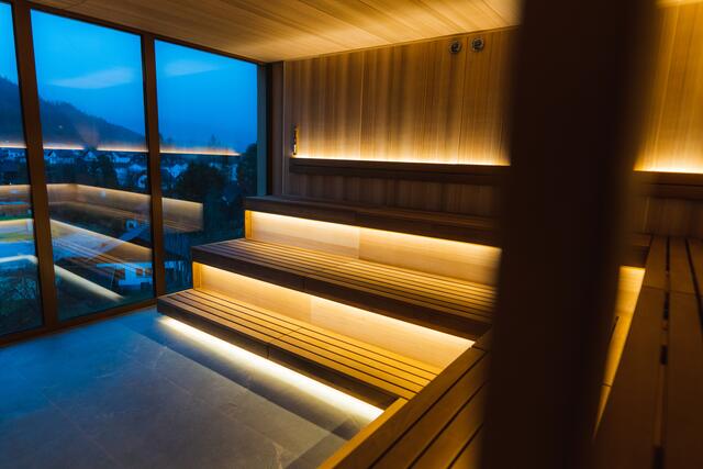 Spa-Bereich im Nationalparkresort Dilly | Foto: Markus Kohlmayr