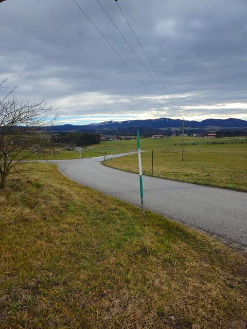 Diese Straße in Schleedorf würde verlegt werden. | Foto: Martina Berger