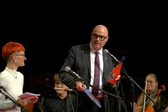 Simon Hartmann, Bürgermeister in Northeim (Deutschland), kam zur 900-Jahr-Feier der Stadtgemeinde Gallneukirchen. | Foto: Robert Bauernhansl
