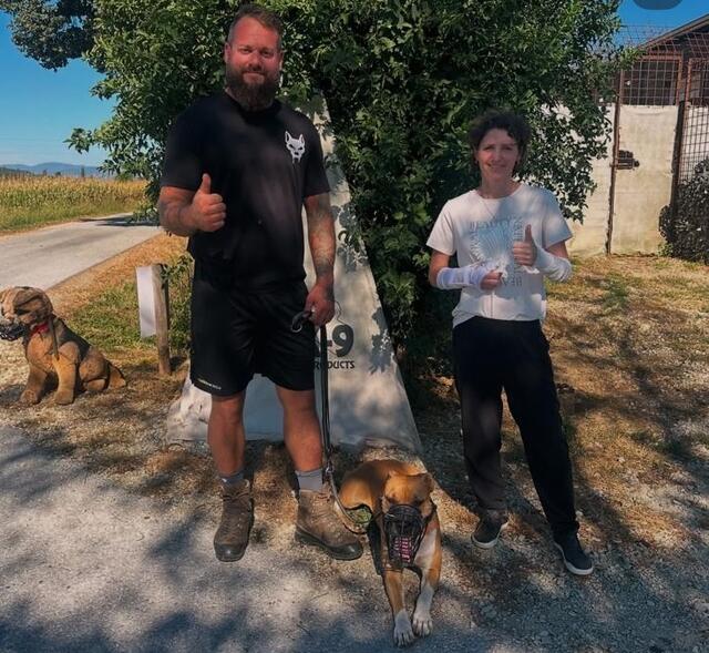 Die Joggerin, die von "Xena" gebissen wurde, besuchte den Vierbeiner bei Hundetrainer Georg Resch. | Foto: rg-dogs