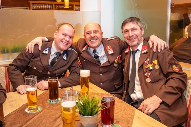 Gute Stimmung bei der Jahresvollversammlung der FF Laimbach. | Foto: FF Laimbach