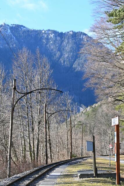 Haltestelle der Höllental-Museumsbahn