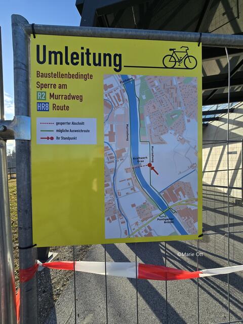 Umleitung Murradweg R2