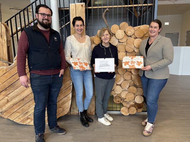 Das Projektteam rund um Projektleiterin Veronika Spath (v.l.): Karl Menhart, Katharina Kerngast, Veronika Spath und Helene Riegelnegg | Foto: Waltraud Fischer