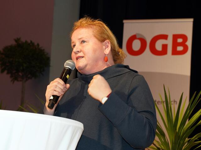 Korinna Schumann, ÖGB-Vizepräsidentin. | Foto: Gilg/PNP